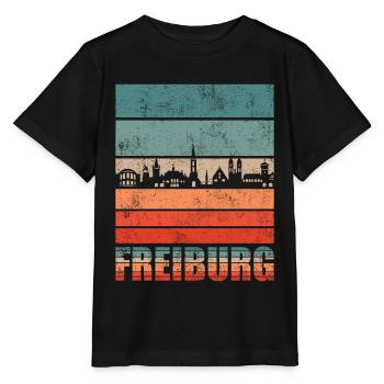 Freiburg - Stanley/Stella Kinder T-Shirt MINI CREATOR  - Schwarz - Vorne - Mikhail (115cm)