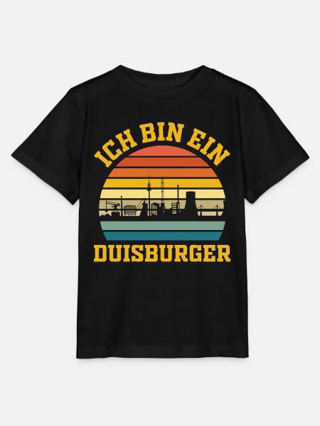 Retro Duisburg - Stanley/Stella Kinder T-Shirt MINI CREATOR  - Schwarz