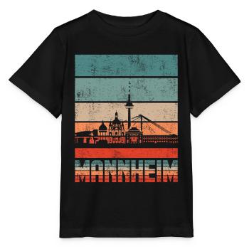Mannheim - Stanley/Stella Kinder T-Shirt MINI CREATOR  - Schwarz - Vorne - Mikhail (115cm)