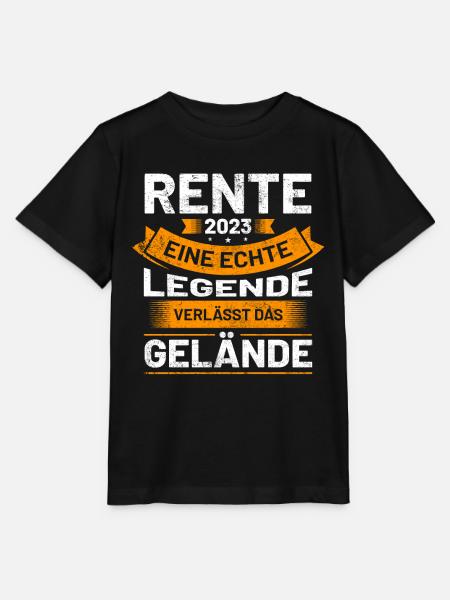 Rente 2023 | Rentnergeschenk - Stanley/Stella Kinder T-Shirt MINI CREATOR - Schwarz