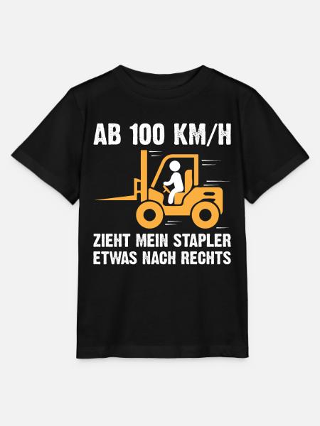 Lustiger Staplerfahrer Spruch - Stanley/Stella Kinder T-Shirt MINI CREATOR  - Schwarz