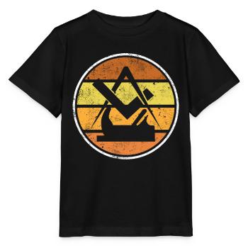 Tischler - Stanley/Stella Kinder T-Shirt MINI CREATOR  - Schwarz - Vorne - Mikhail (115cm)