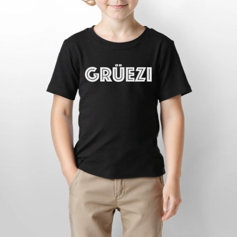 Grüezi Switzerland Swiss German dialect dialect Stanley/Stella MINI CREATOR Kids’ T-Shirt
