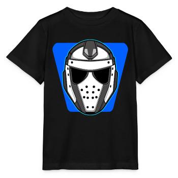 Masque de hockey sur glace - T-shirt bio MINI CREATOR Stanley/Stella Enfant - noir - Devant - Mikhail (115cm)