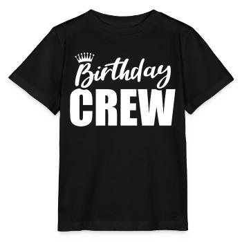 Équipe d’anniversaire ou équipe Équipe de fête d’anniversaire - T-shirt bio MINI CREATOR Stanley/Stella Enfant - noir - Devant - Mikhail (115cm)