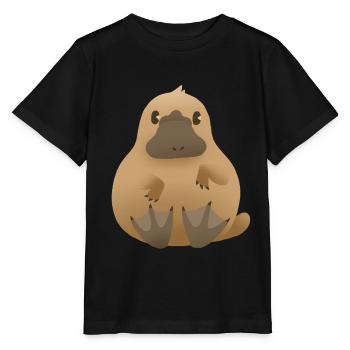 Platypus (platypus) - Stanley/Stella MINI CREATOR Kids’ T-Shirt - black - Front - Mikhail (115cm)