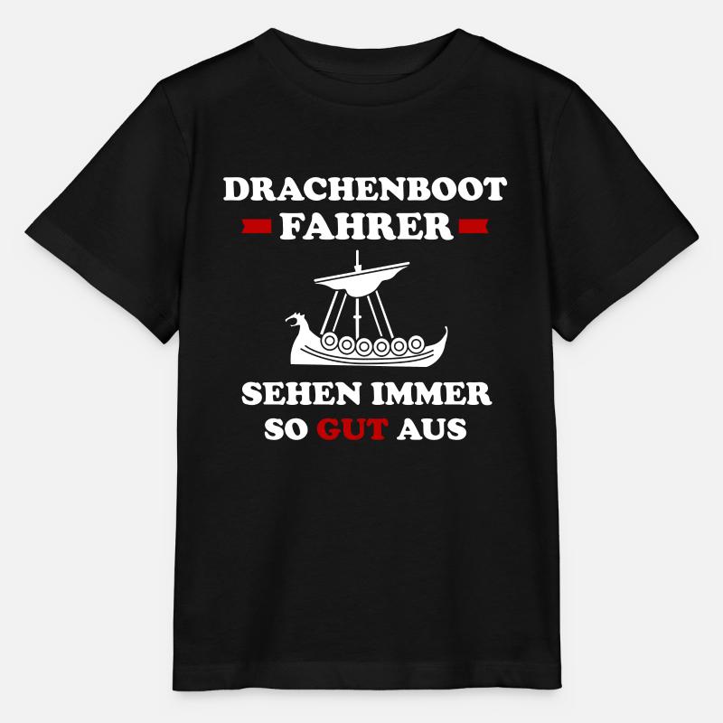 Drachenboot Paddel für alle Drachenboot-Fahrer - Stanley/Stella Kinder T-Shirt MINI CREATOR  - Schwarz
