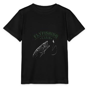 Flyfishing Club fly fishing - Stanley/Stella MINI CREATOR Kids’ T-Shirt - black - Front - Mikhail (115cm)