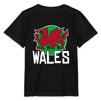 Pays de Galles - T-shirt bio MINI CREATOR Stanley/Stella Enfant - noir - Devant - Mikhail (115cm)
