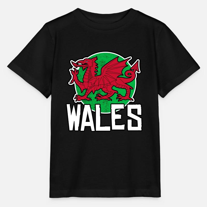Pays de Galles - T-shirt bio MINI CREATOR Stanley/Stella Enfant - noir