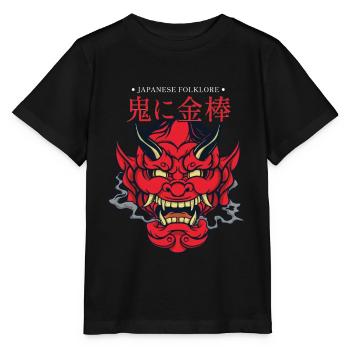Japon Oni Mythologie Japonaise Demon Evil - T-shirt bio MINI CREATOR Stanley/Stella Enfant - noir - Devant - Mikhail (115cm)