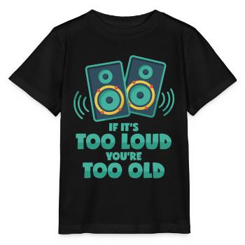 Laute Musik für junge Musikliebhaber im Club - Stanley/Stella Kinder T-Shirt MINI CREATOR  - Schwarz - Vorne - Mikhail (115cm)