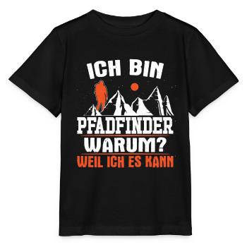 Lustiger Pfadfinder Spruch Pfadfinder Verein - Stanley/Stella Kinder T-Shirt MINI CREATOR  - Schwarz - Vorne - Mikhail (115cm)