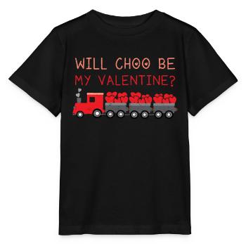 Choisira mon petit garçon de la Saint-Valentin - T-shirt bio MINI CREATOR Stanley/Stella Enfant - noir - Devant - Mikhail (115cm)