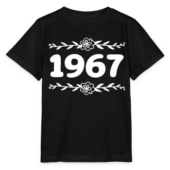 1967 Millésime 1967 Rétro 1967 Anniversaire 1967 - T-shirt bio MINI CREATOR Stanley/Stella Enfant - noir - Devant - Mikhail (115cm)