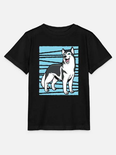 Husky - T-shirt bio MINI CREATOR Stanley/Stella Enfant - noir