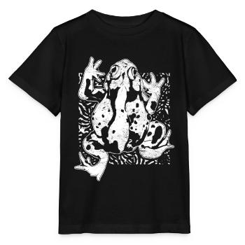 Crapaud - T-shirt bio MINI CREATOR Stanley/Stella Enfant - noir - Devant - Mikhail (115cm)