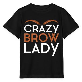 Eyebrow Beautician Gift Brow Artist - Stanley/Stella MINI CREATOR Kids’ T-Shirt - black - Front - Mikhail (115cm)