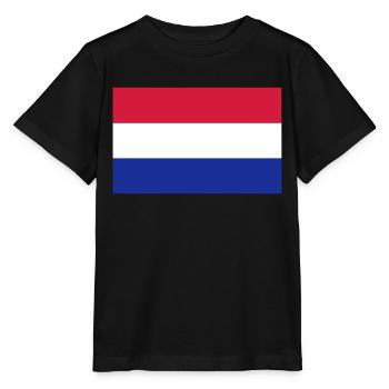 Niederlande - Stanley/Stella Kinder T-Shirt MINI CREATOR  - Schwarz - Vorne - Mikhail (115cm)