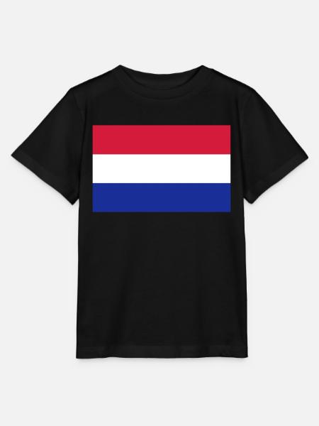 Niederlande - Stanley/Stella Kinder T-Shirt MINI CREATOR - Schwarz