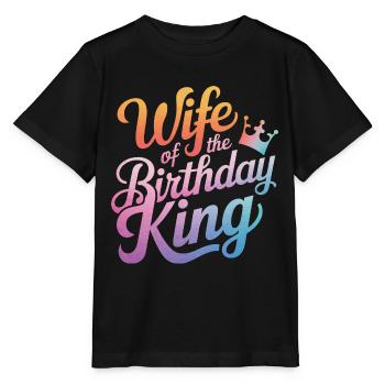 Frau Ehefrau Partnerin Familie Verheiratet - Stanley/Stella Kinder T-Shirt MINI CREATOR  - Schwarz - Vorne - Mikhail (115cm)