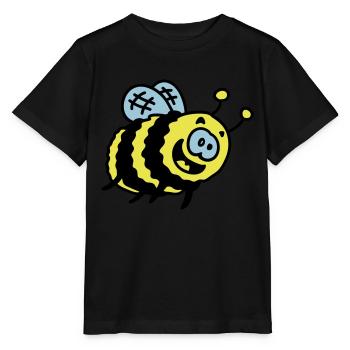 bourdon drôle 3 - T-shirt bio MINI CREATOR Stanley/Stella Enfant - noir - Devant - Mikhail (115cm)
