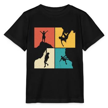 bergbeklimmen - Stanley/Stella Kinder-T-shirt MINI CREATOR  - zwart - Voor - Mikhail (115cm)