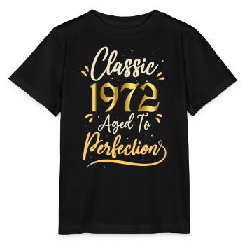 Geburtstag 1972 Geschenk 1972 Classic 1972 - Stanley/Stella Kinder T-Shirt MINI CREATOR  - Schwarz - Vorne - Mikhail (115cm)