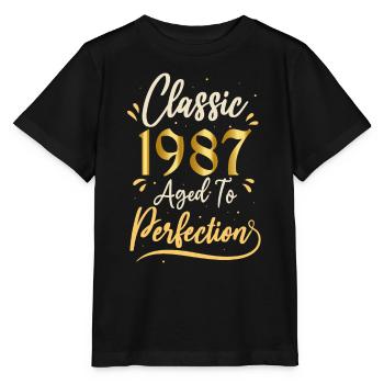 Geburtstag 1987 Geschenk 1987 Classic 1987 - Stanley/Stella Kinder T-Shirt MINI CREATOR  - Schwarz - Vorne - Mikhail (115cm)