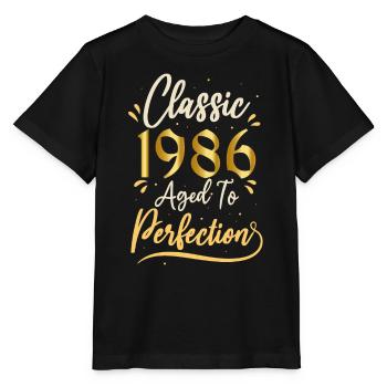 Anniversaire 1986 cadeau 1986 Classic 1986 - T-shirt bio MINI CREATOR Stanley/Stella Enfant - noir - Devant - Mikhail (115cm)