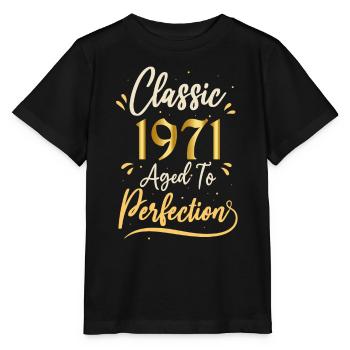 Geburtstag 1971 Geschenk 1971 Classic 1971 - Stanley/Stella Kinder T-Shirt MINI CREATOR  - Schwarz - Vorne - Mikhail (115cm)