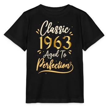 Birthday 1963 gift 1963 Classic 1963 - Stanley/Stella MINI CREATOR Kids’ T-Shirt - black - Front - Mikhail (115cm)