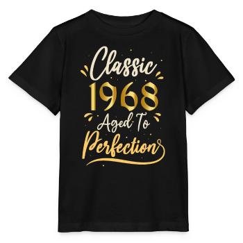 Anniversaire 1968 cadeau 1968 Classic 1968 - T-shirt bio MINI CREATOR Stanley/Stella Enfant - noir - Devant - Mikhail (115cm)