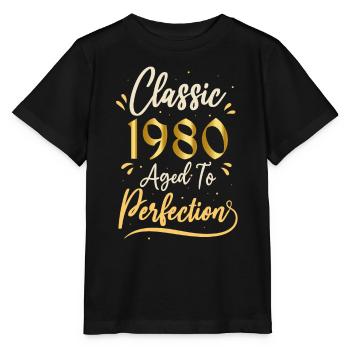 Birthday 1980 gift 1980 Classic 1980 - Stanley/Stella MINI CREATOR Kids’ T-Shirt - black - Front - Mikhail (115cm)