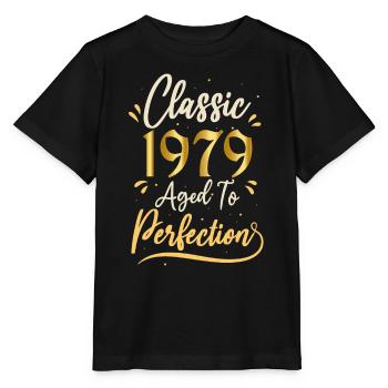 Geburtstag 1979 Geschenk 1979 Classic 1979 - Stanley/Stella Kinder T-Shirt MINI CREATOR  - Schwarz - Vorne - Mikhail (115cm)