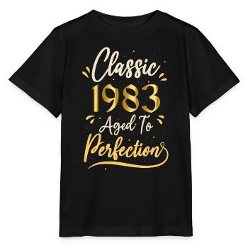 Geburtstag 1983 Geschenk 1983 Classic 1983 - Stanley/Stella Kinder T-Shirt MINI CREATOR  - Schwarz - Vorne - Mikhail (115cm)