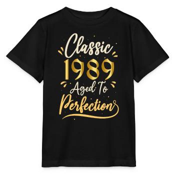 Geburtstag 1989 Geschenk 1989 Classic 1989 - Stanley/Stella Kinder T-Shirt MINI CREATOR  - Schwarz - Vorne - Mikhail (115cm)