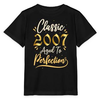 Birthday 2007 gift 2007 Classic 2007 - Stanley/Stella MINI CREATOR Kids’ T-Shirt - black - Front - Mikhail (115cm)