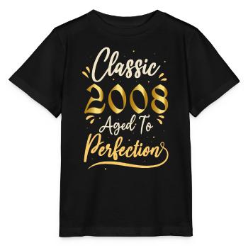 Geburtstag 2008 Geschenk 2008 Classic 2008 - Stanley/Stella Kinder T-Shirt MINI CREATOR  - Schwarz - Vorne - Mikhail (115cm)