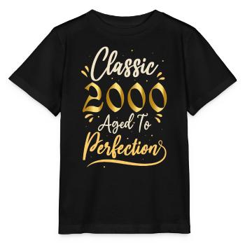 Birthday 2000 gift 2000 Classic 2000 - Stanley/Stella MINI CREATOR Kids’ T-Shirt - black - Front - Mikhail (115cm)