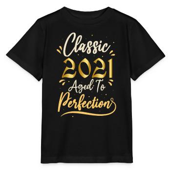 Geburtstag 2021 Geschenk 2021 Classic 2021 - Stanley/Stella Kinder T-Shirt MINI CREATOR  - Schwarz - Vorne - Mikhail (115cm)