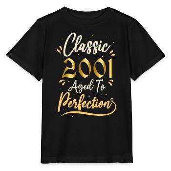 Geburtstag 2001 Geschenk 2001 Classic 2001 - Stanley/Stella Kinder T-Shirt MINI CREATOR  - Schwarz - Vorne - Mikhail (115cm)