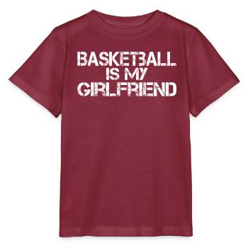 Sports des joueurs de basket-ball - T-shirt bio MINI CREATOR Stanley/Stella Enfant - bordeaux - Devant - Kain (125cm)