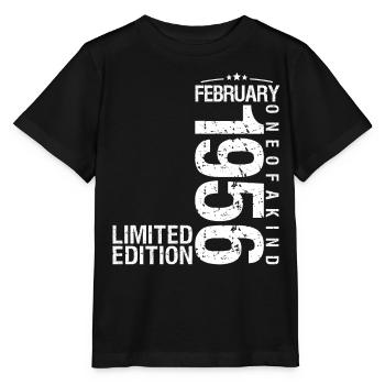 Februar 1956 Februar Jahrestag Februar 1956 - Stanley/Stella Kinder T-Shirt MINI CREATOR  - Schwarz - Vorne - Mikhail (115cm)