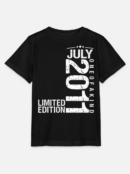 Juli 2011 Juli Jubiläum Juli 2011 - Stanley/Stella Kinder T-Shirt MINI CREATOR  - Schwarz