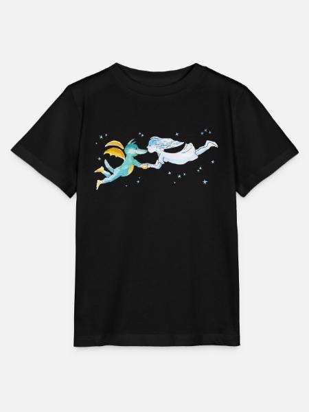 TABALUGA Und Lilli Fliegen - Stanley/Stella Kinder T-Shirt MINI CREATOR - Schwarz