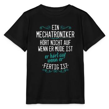 Mechatroniker Mechatronik Reparieren Beruf Spruch - Stanley/Stella Kinder T-Shirt MINI CREATOR  - Schwarz - Vorne - Mikhail (115cm)