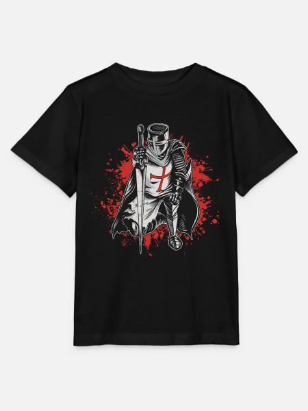 Croisés Templiers Deus Vult Templiers Templiers - T-shirt bio MINI CREATOR Stanley/Stella Enfant - noir