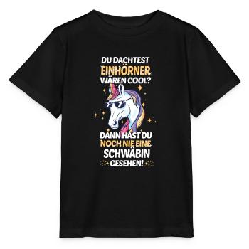 Schwaben Schwabe Schwaben Oberschwaben - Stanley/Stella Kinder T-Shirt MINI CREATOR  - Schwarz - Vorne - Mikhail (115cm)