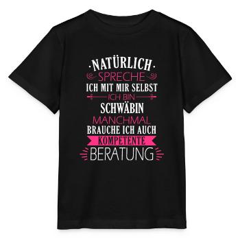 Schwaben Schwabe Schwaben Oberschwaben - Stanley/Stella Kinder T-Shirt MINI CREATOR  - Schwarz - Vorne - Mikhail (115cm)